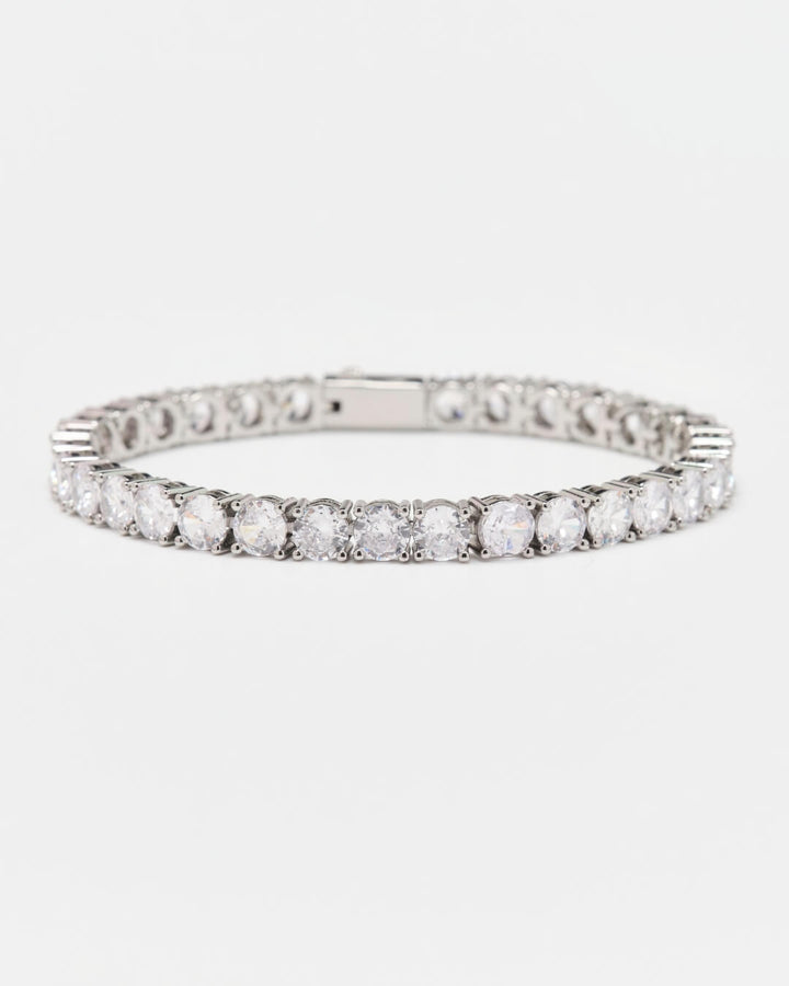 "Crystal" Tennis 5mm Necklace + free Bracelet